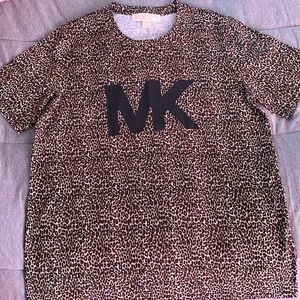 Leopard print Michael Kors tshirt